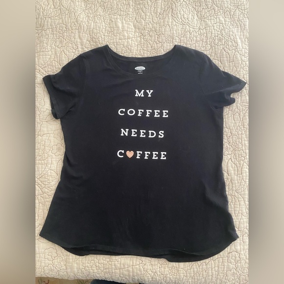 Old Navy Everywear Coffee tee size m - Picture 1 of 4